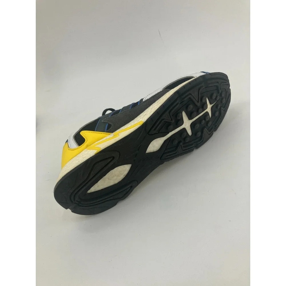 Adidas Tresc Run EG7949 Sneakers Men's US 9 Black Yellow Low Top Running Shoes